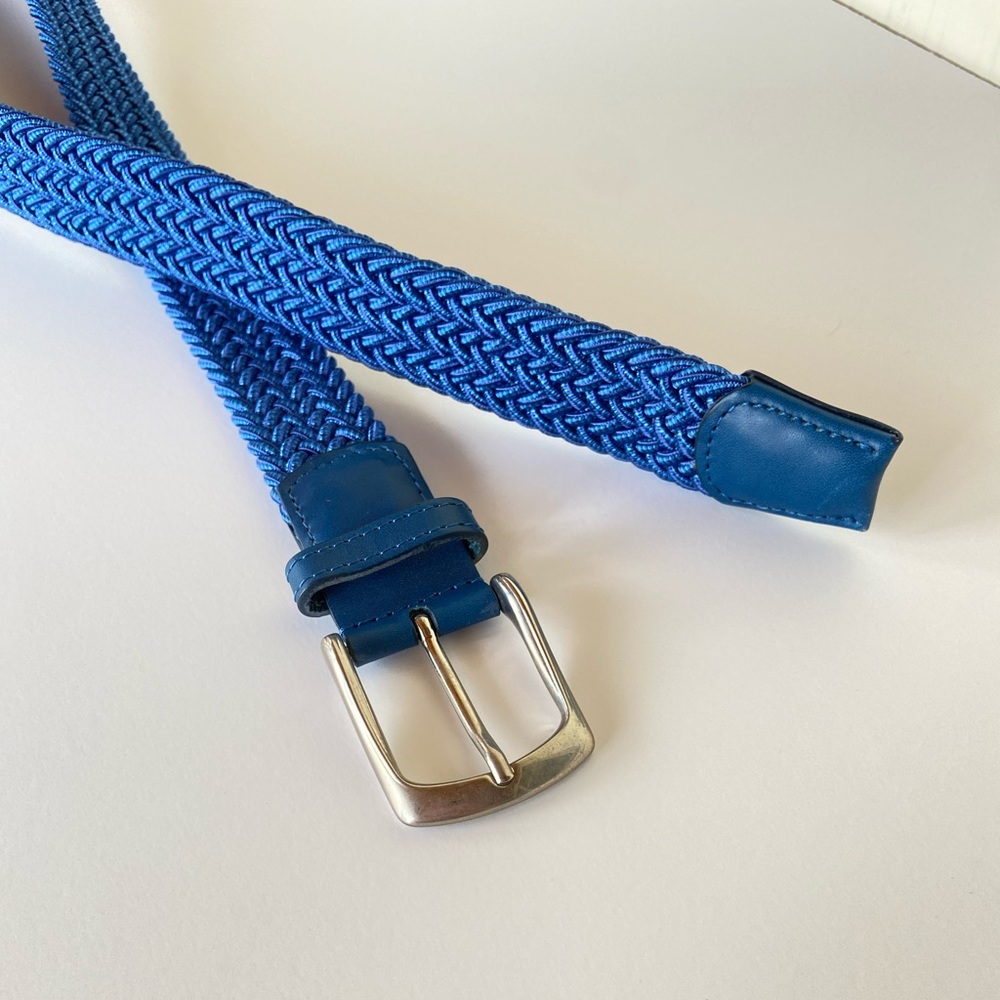 Stefano Vernizzi Parma Italy Light Blue Belt